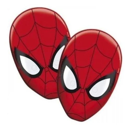 Pack Máscaras Spiderman Para Cotillón Cumpleaños 