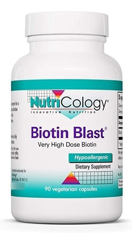 Nutricology  I  Biotin Blast I 90 Capsulas Vegetales