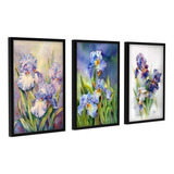 Quadros Decoração Arte Sala Quarto Varanda Floral Lírios