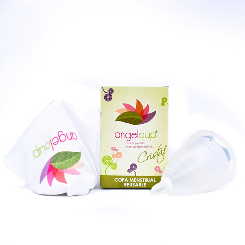 Copa Menstrual Angel Cup (ch/gde) + Pad Desmaquillante Aibee