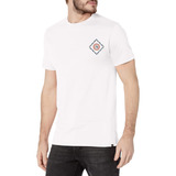 Quiksilver Camiseta Clearview Para Hombre, Blanco, Xxl