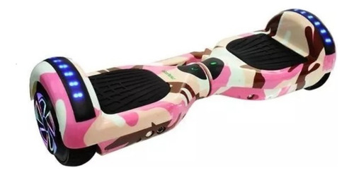 Skate Eletrico 6,5 Pink Camuflado - Hoverboard Free Style