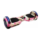 Skate Eletrico 6,5 Pink Camuflado - Hoverboard Free Style
