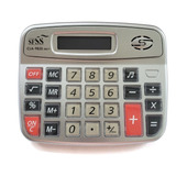Calculadora De Mesa Comum 8 Dígitos Prata Classe 12x15cm