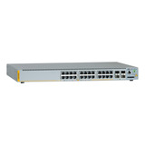 Switch Poe+ Administrable 24 Puertos 10/100/1000 Mbps 370 W