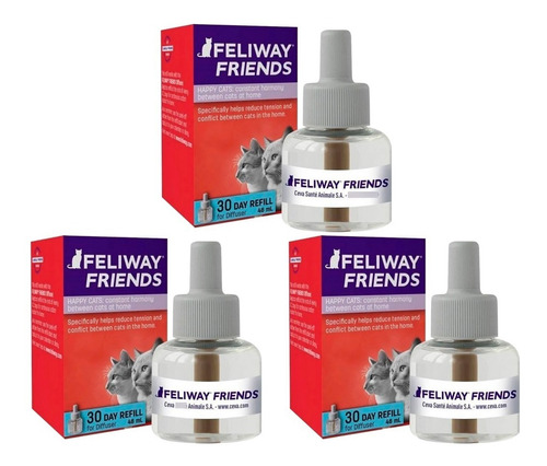 Feliway Friends Refil 48ml - 3 Unidades