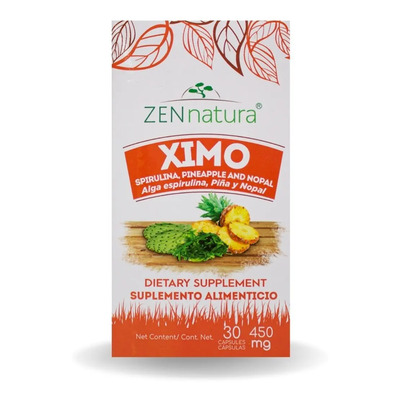 Ximo Tejocote Alga Spirulina Piña Y Nopal Zen Natura Sabor Sin sabor | Meses sin interés