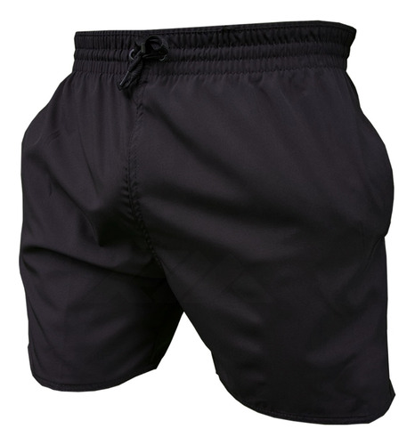 Bermuda Short Preto Masculino Academia Bike Treino Dry Fit