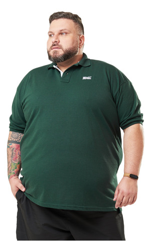 Camisa Masculina Polo Plus Size Piquet Tamanho Grande Básica