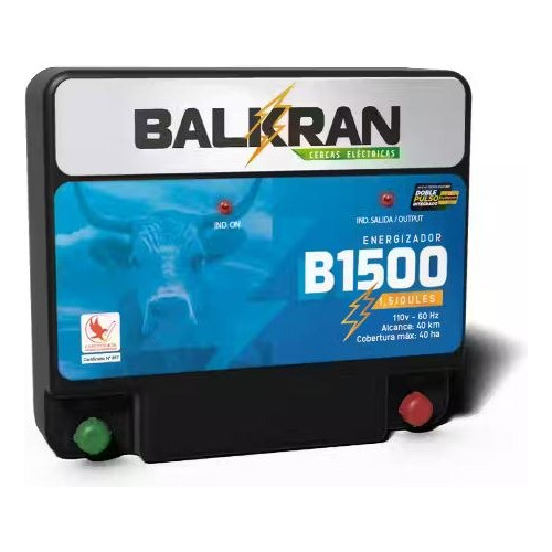 Impulsor Ac Para Cerca Eléctrica 40km B1500 Marca Balkran