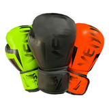 Guantes De Boxeo Para Kickboxing, Correa De Velcro, 12 Onzas