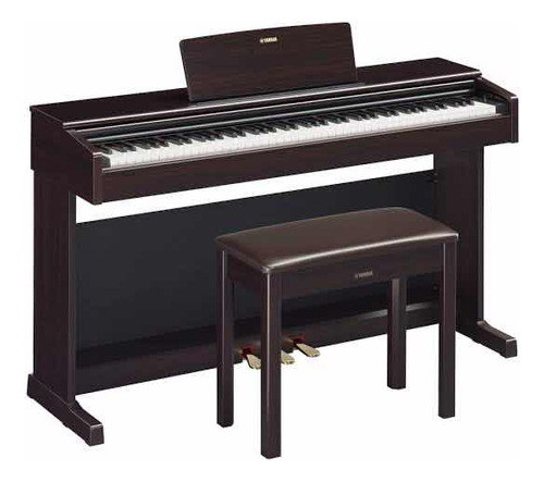 Piano Digital Yamaha Ydp-145 Arius Dark Rosewood 88