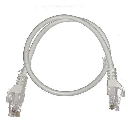 Cable Red 50 Cm Cat6 Gigabit Ethernet Rj45 Patch Cord Utp