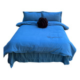 Funda Duvet Sampson Bordado Celeste Doble