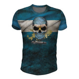 Remera Calavera Argentina Misil Exocet Mod 3