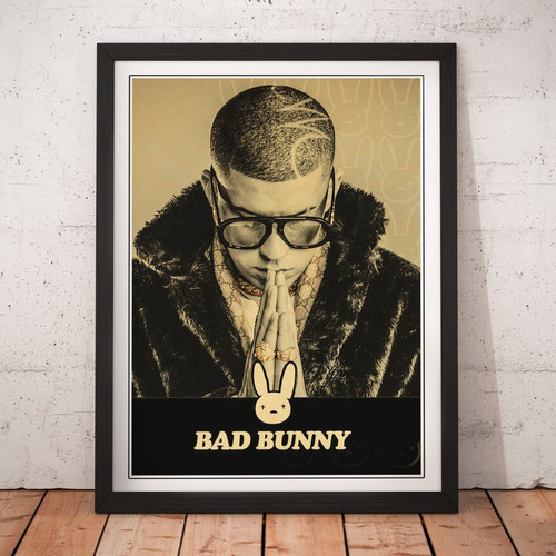 Cuadro Pop Latino/ Trap  - Bad Bunny - Poster