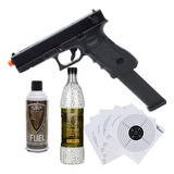 Pistola Glock 18c Gen 3 Airsoft Gbb 6mm Bbs Blowback Xchws C