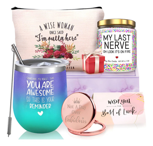 Set De Regalo Taza Térmica Acero Inoxidable  Mujer Cumpleaño | Envío gratis