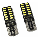 2x Foco Pellizcó T10 24 Mini Smd Led 6500k Canbus Error Free