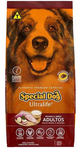 Ração Special Dog Ultralife Adulto Raça Média E Grande 15kg