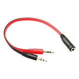 Cable Divisor Audio Para Computadoras Triestereo Jack 3,5 Mm