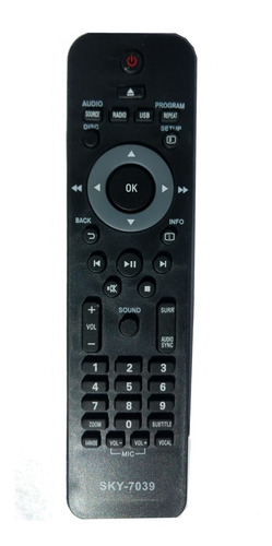 Controle  Para Home Theater Philips Hts-3181 3510 5540