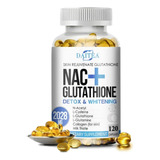 Nac + Glutation Colágeno Q10 Detox Y Antioxidante 120 Cáps