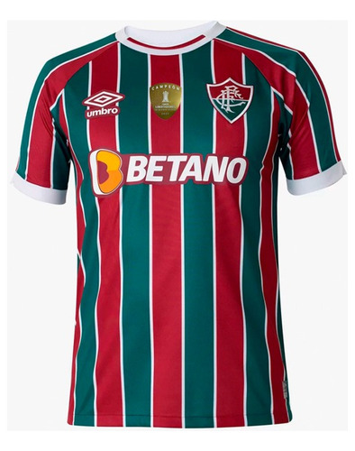 Camisa Fluminense Cartola Patch Campeão Libertadores 23/24