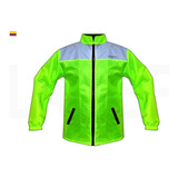 Chaqueta Reflectiva Rompeviento Semi-impermeable, Bicicleta