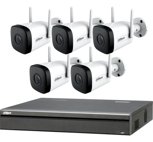 Kit Ip Seguridad Dahua 8  + 5 Camaras 4mp Wifi Con Audio