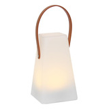 Fanal Lampara Clasico Con Luz Led De Plastico  12x20cm