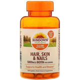 Hair Skin & Nails Importado 120 Cápsulas - Sundown Naturals