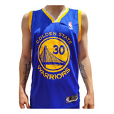 Conjunto-uniforme Basquetbol - Nba Adulto Warriors Azul