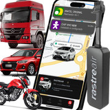 Rastreador Gps Bloqueador Veicular Com Aplicativo + Chip M2m