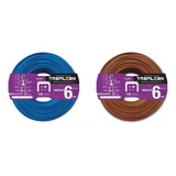 Cable Unipolar 6mm 100 Mts X 2 Rollos Trefilcon Normalizado