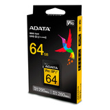 Tarjeta De Memoria Micro Sd Adata 64gb V90 Premier Full Hd