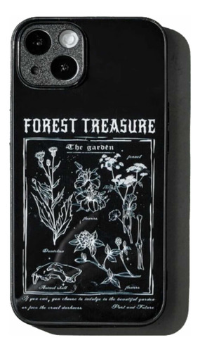 Carcasa Forest Treasure + Lámina De Vidrio iPhone 12 Mini