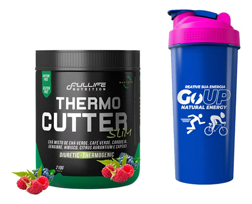 Kit Termogenico Thermo Cutter Fullife 210g Com Coqueteira