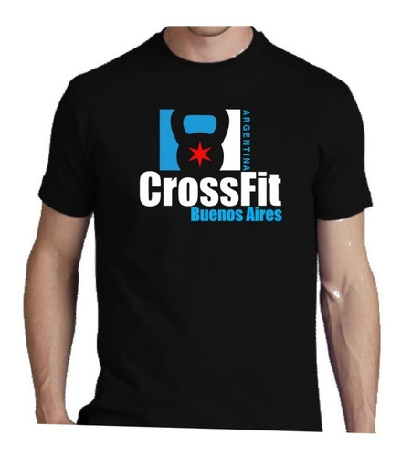 Remera Crossfit Argentina Premium Gimnasio