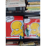 The Simpsons ,libro Info Personaje + Muñeco Sr. Burns C Base