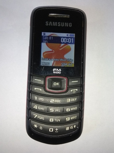 Celular Samsung E1086 Gt-e1086w Usado Funcionando Leia