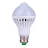 Lampada Led E27 9w Com Sensor De Presenca E Fotocelula