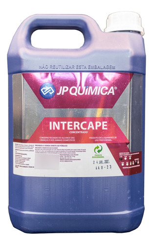 Limpa Baú Intercap Cm2 Jp Quimica Concentrado 1:20 - 5 L