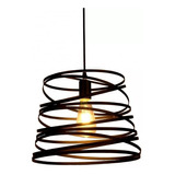 Lámparas Colgantes Modernas Twist Led Negro Cocina Lk