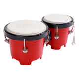 Juego De Batería Bongos De Percusión De 4\\\  Y 5\\\ ,