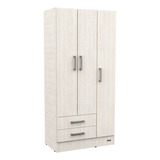 Mueble Ropero Placard 3 Puertas  Chico 2 Cajones Melamina