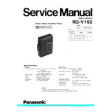 Esquema Gravador Panasonic  Rq V162 Rqv162 Rqv 162 Em Pdf