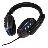 Diadema Audifono Microfono Gamer Iluminacion Led Aislado