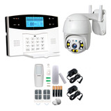 Kit Zonex Alarma Wifi&gsm Inalambrica Domo 5mp Wifi Exterior