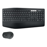 Kit Eclado Y Ouse Inalámbrico Logitech Mk850 Español Negro